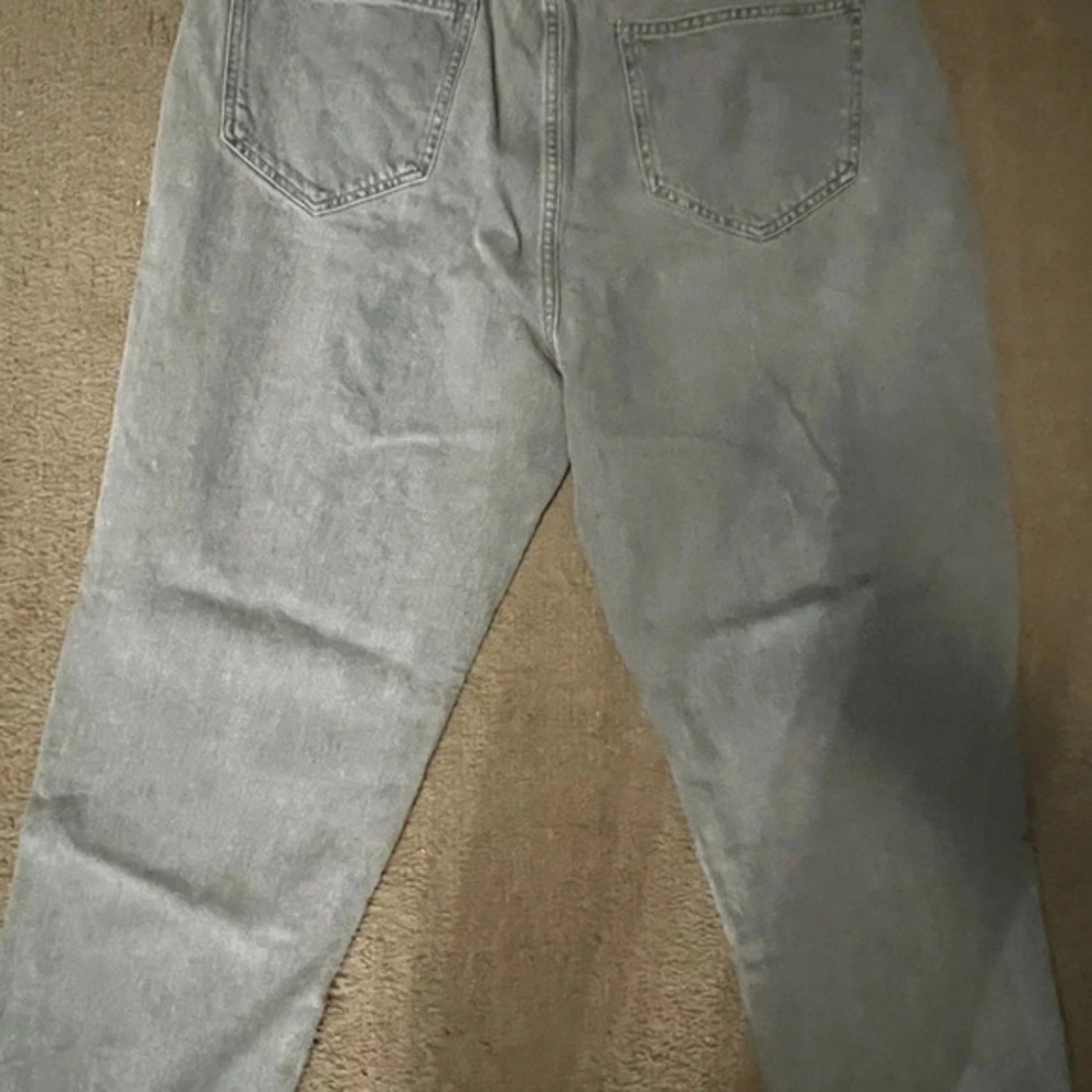 Arizona Jeans Co Mom Jeans Women's 1 7‎ Charcoal Wash Denim Tapered Leg NWT
